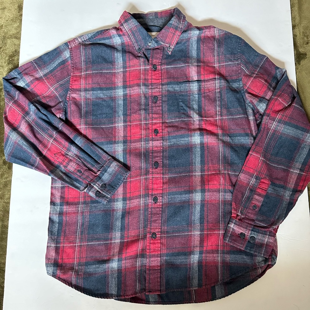 Weatherproof mens button up flannel
